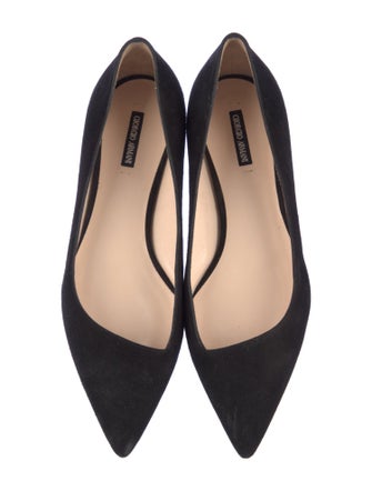 Giorgio Armani Suede Ballet Flats