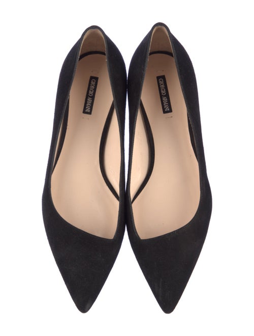 Giorgio Armani Suede Ballet Flats