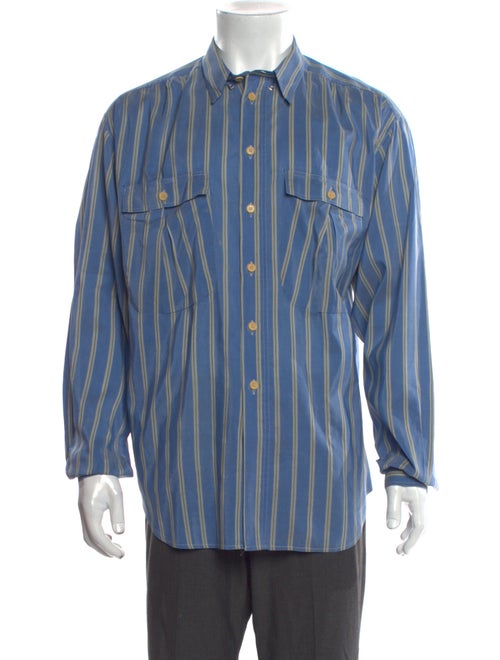 Giorgio Armani Striped Long Sleeve Shirt
