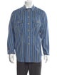 Giorgio Armani Striped Long Sleeve Shirt