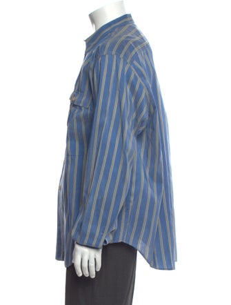 Giorgio Armani Striped Long Sleeve Shirt