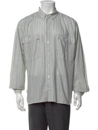 Giorgio Armani Striped Long Sleeve Shirt