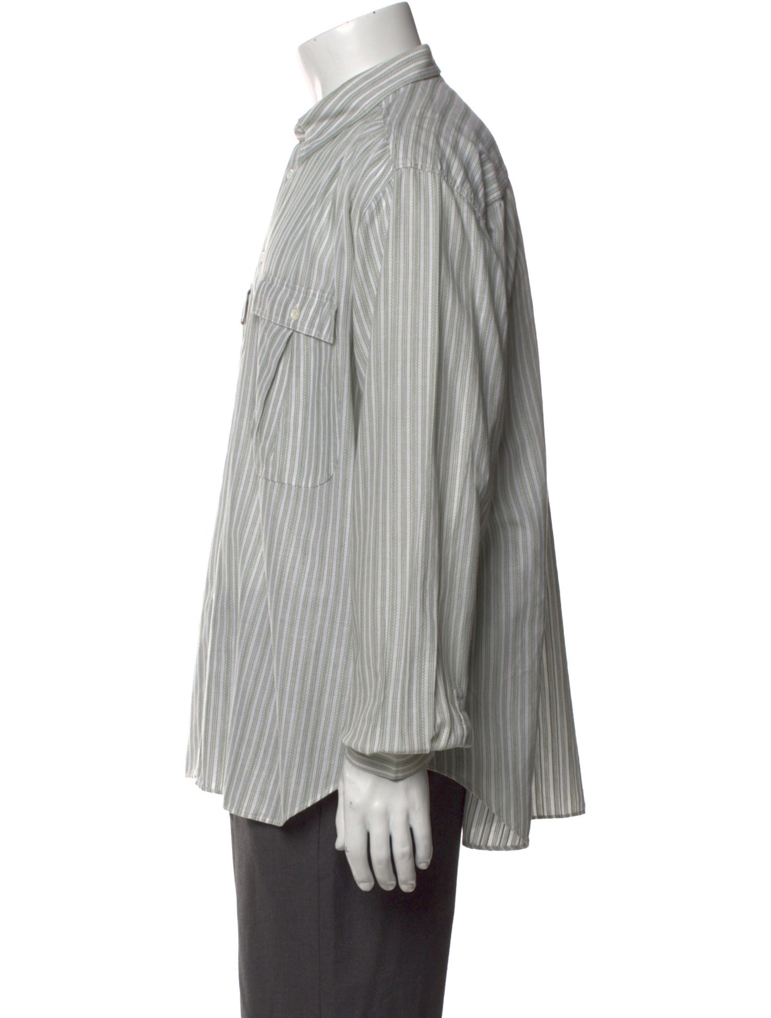 Giorgio Armani Striped Long Sleeve Shirt