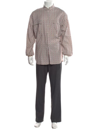 Giorgio Armani Striped Long Sleeve Shirt