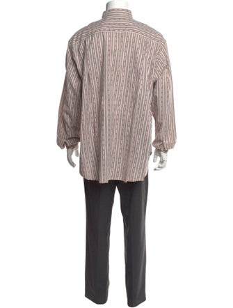 Giorgio Armani Striped Long Sleeve Shirt