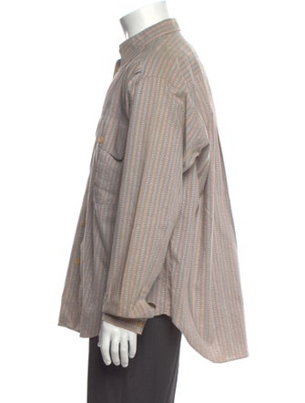 Giorgio Armani Striped Long Sleeve Shirt