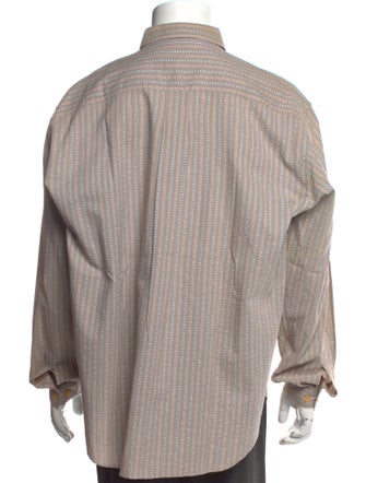Giorgio Armani Striped Long Sleeve Shirt