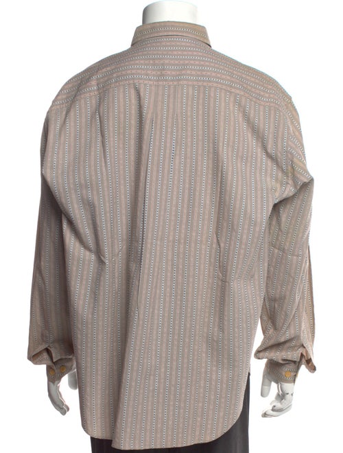 Giorgio Armani Striped Long Sleeve Shirt