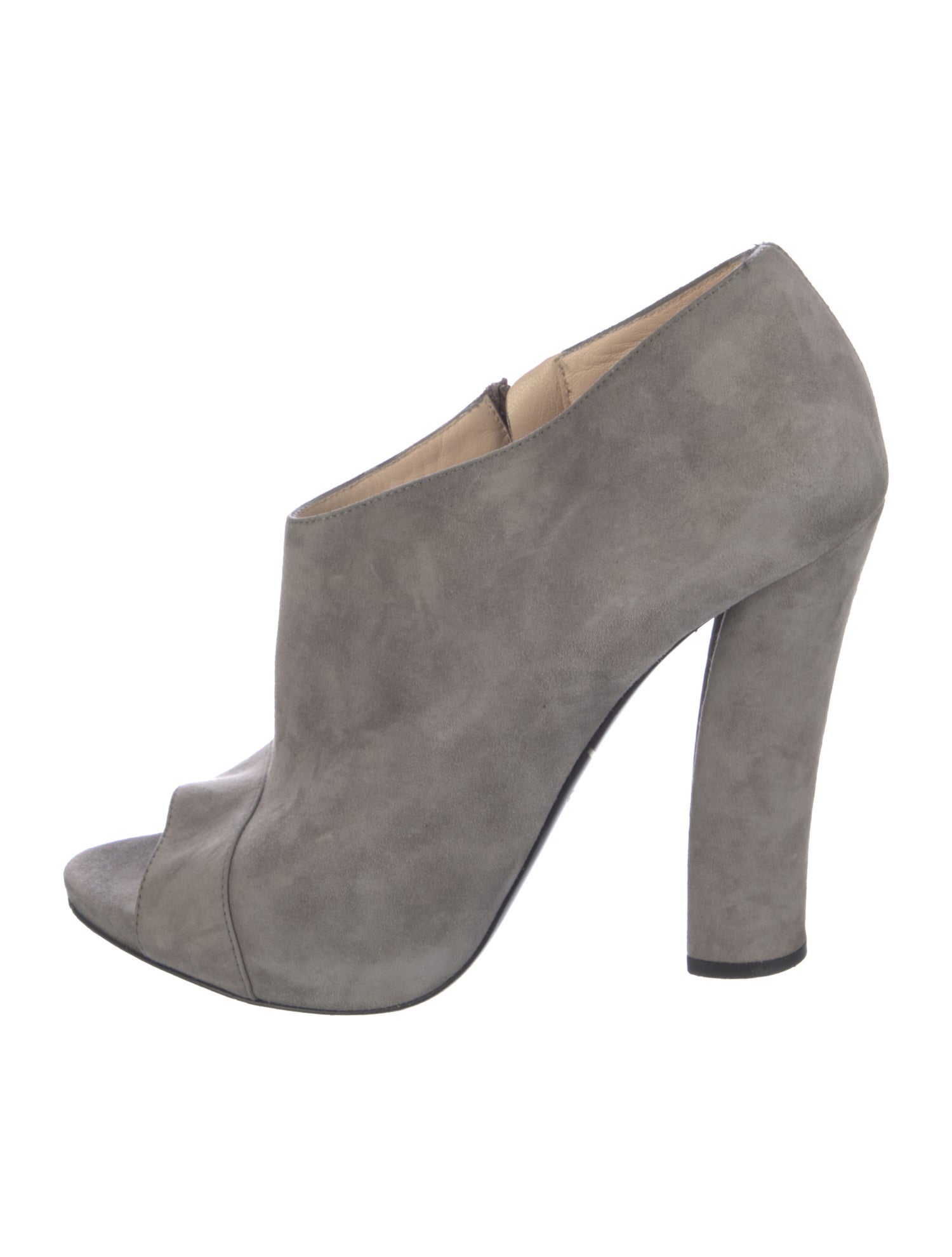 Giorgio Armani Suede Whipstitch Trim Pumps