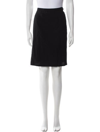 Giorgio Armani Wool Knee-Length Skirt