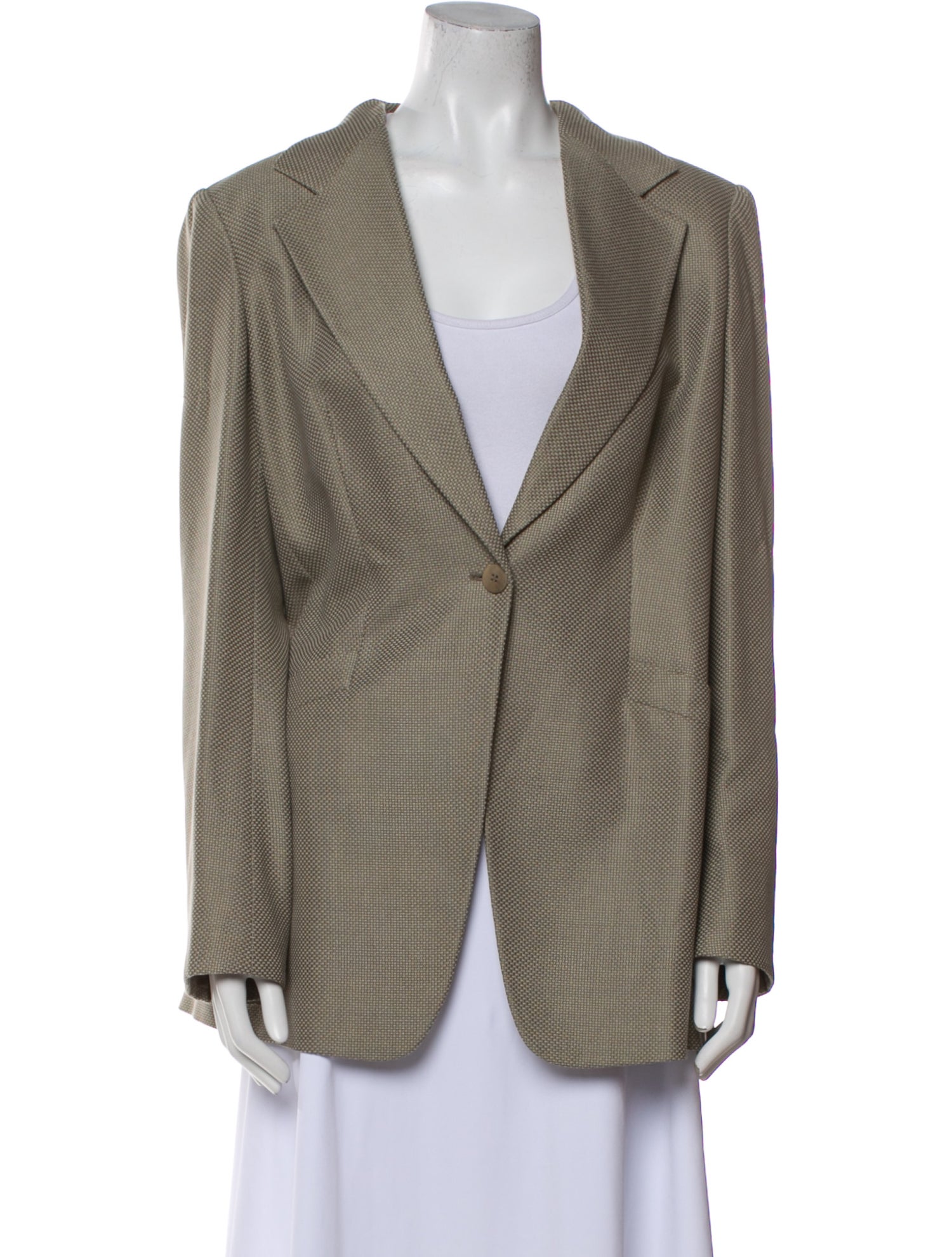 Giorgio Armani Silk Printed Blazer w/ Tags