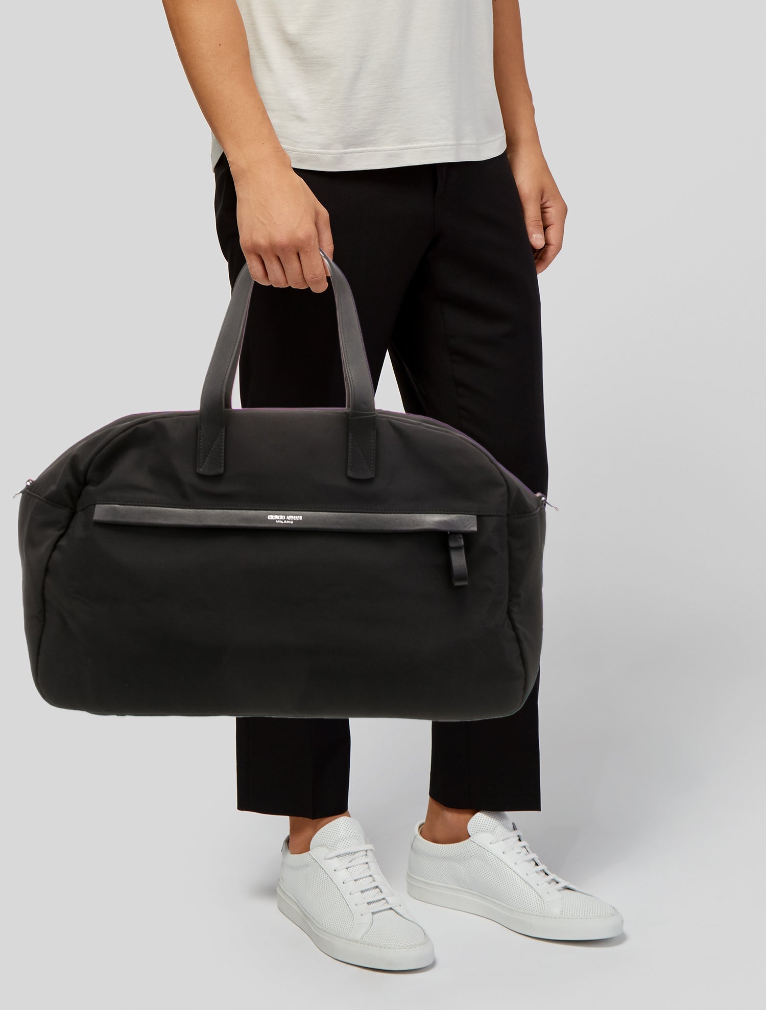 Giorgio Armani Nylon Weekender Bag w/ Tags