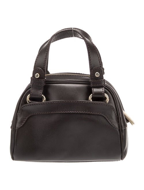 Giorgio Armani Leather Top Handle Bag