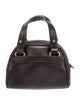 Giorgio Armani Leather Top Handle Bag