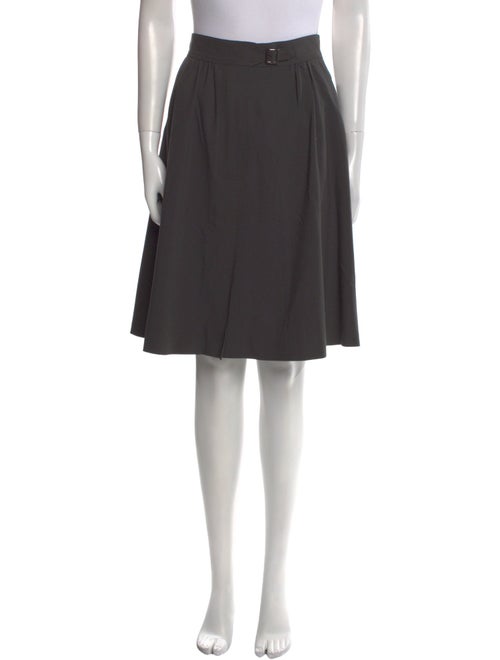 Giorgio Armani Virgin Wool Knee-Length Skirt