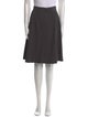 Giorgio Armani Virgin Wool Knee-Length Skirt