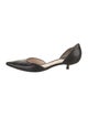 Giorgio Armani Leather D'Orsay Pumps