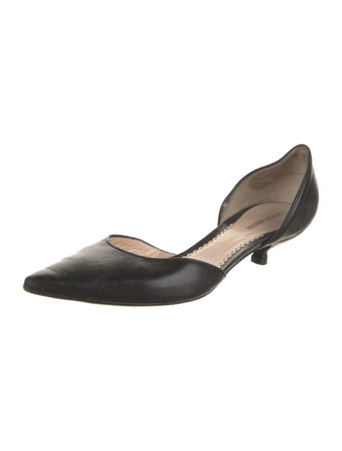 Giorgio Armani Leather D'Orsay Pumps