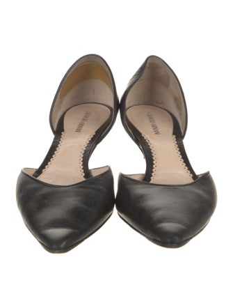 Giorgio Armani Leather D'Orsay Pumps