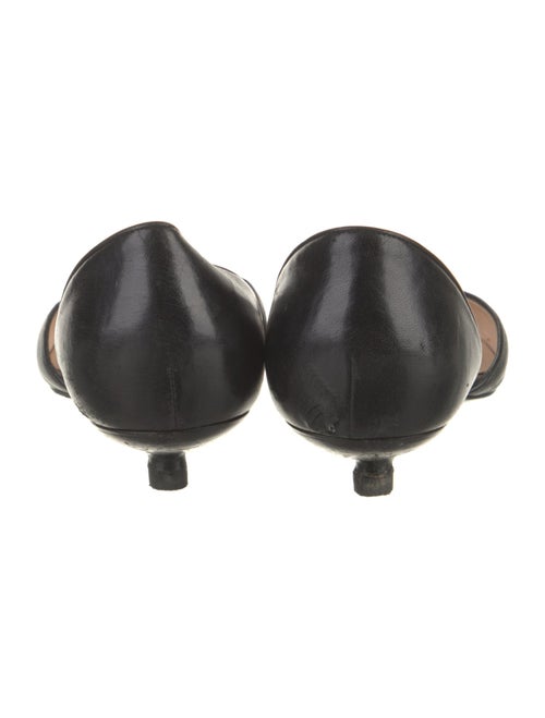 Giorgio Armani Leather D'Orsay Pumps