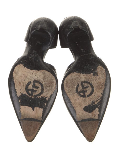 Giorgio Armani Leather D'Orsay Pumps