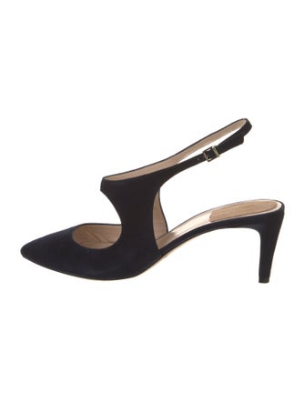 Giorgio Armani Suede Slingback Pumps