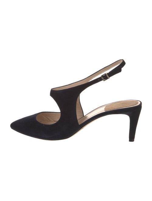 Giorgio Armani Suede Slingback Pumps