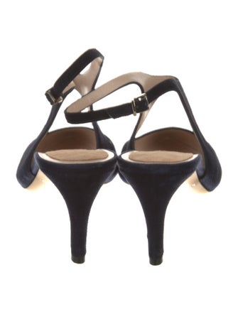 Giorgio Armani Suede Slingback Pumps