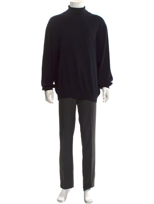 Giorgio Armani Virgin Wool Mock Neck Pullover