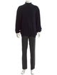 Giorgio Armani Virgin Wool Mock Neck Pullover