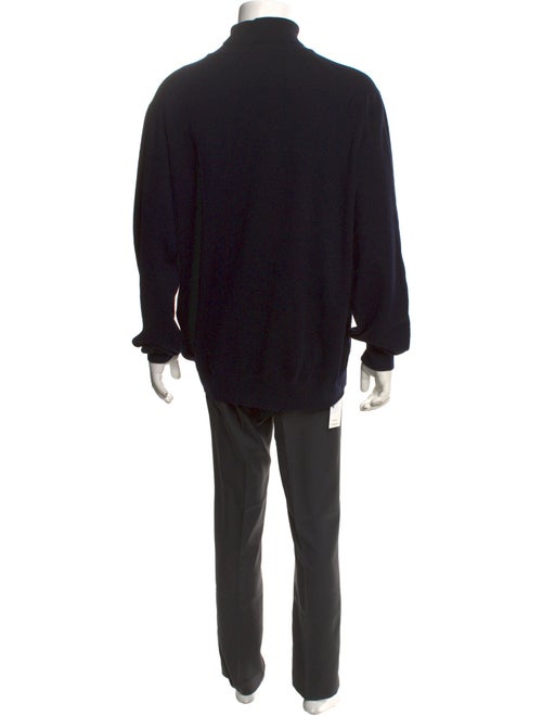 Giorgio Armani Virgin Wool Mock Neck Pullover