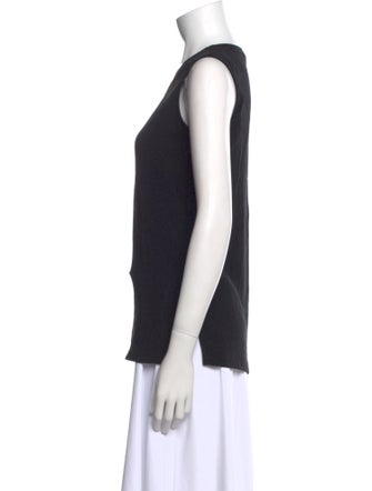 Giorgio Armani Silk Scoop Neck Top