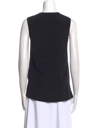 Giorgio Armani Silk Scoop Neck Top