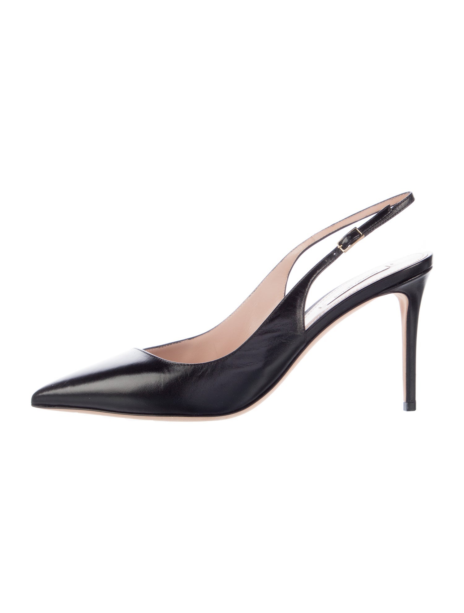 Giorgio Armani Leather Slingback Pumps