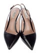 Giorgio Armani Leather Slingback Pumps