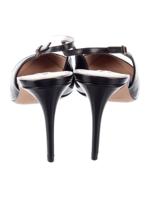 Giorgio Armani Leather Slingback Pumps
