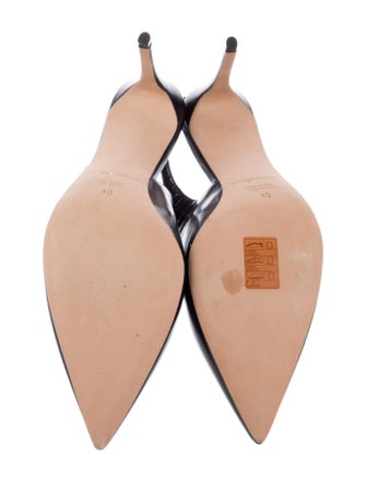 Giorgio Armani Leather Slingback Pumps