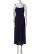 Giorgio Armani Square Neckline Long Dress