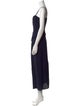 Giorgio Armani Square Neckline Long Dress