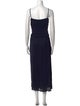 Giorgio Armani Square Neckline Long Dress