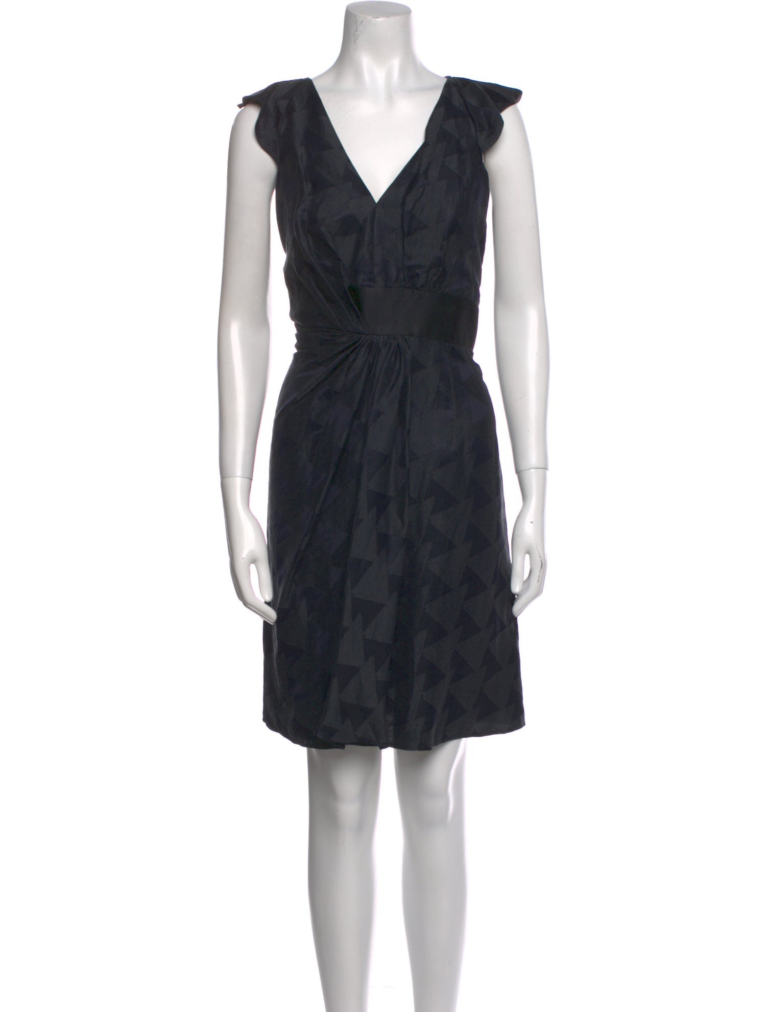 Giorgio Armani Printed Knee-Length Dress