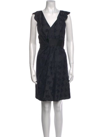 Giorgio Armani Printed Knee-Length Dress