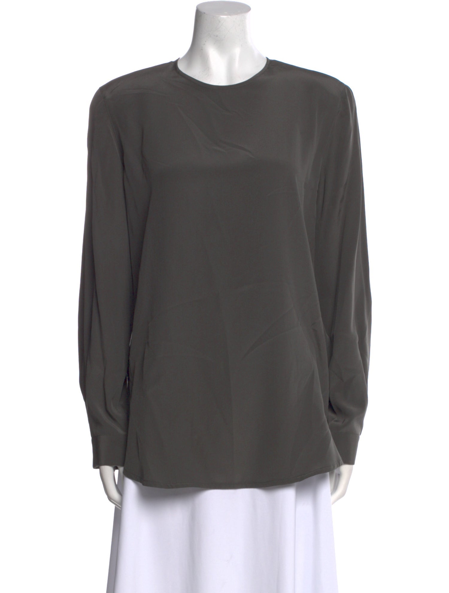 Giorgio Armani Silk Crew Neck Blouse w/ Tags
