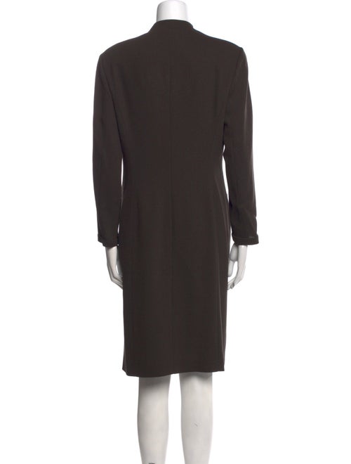 Giorgio Armani Virgin Wool Knee-Length Dress
