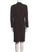 Giorgio Armani Virgin Wool Knee-Length Dress