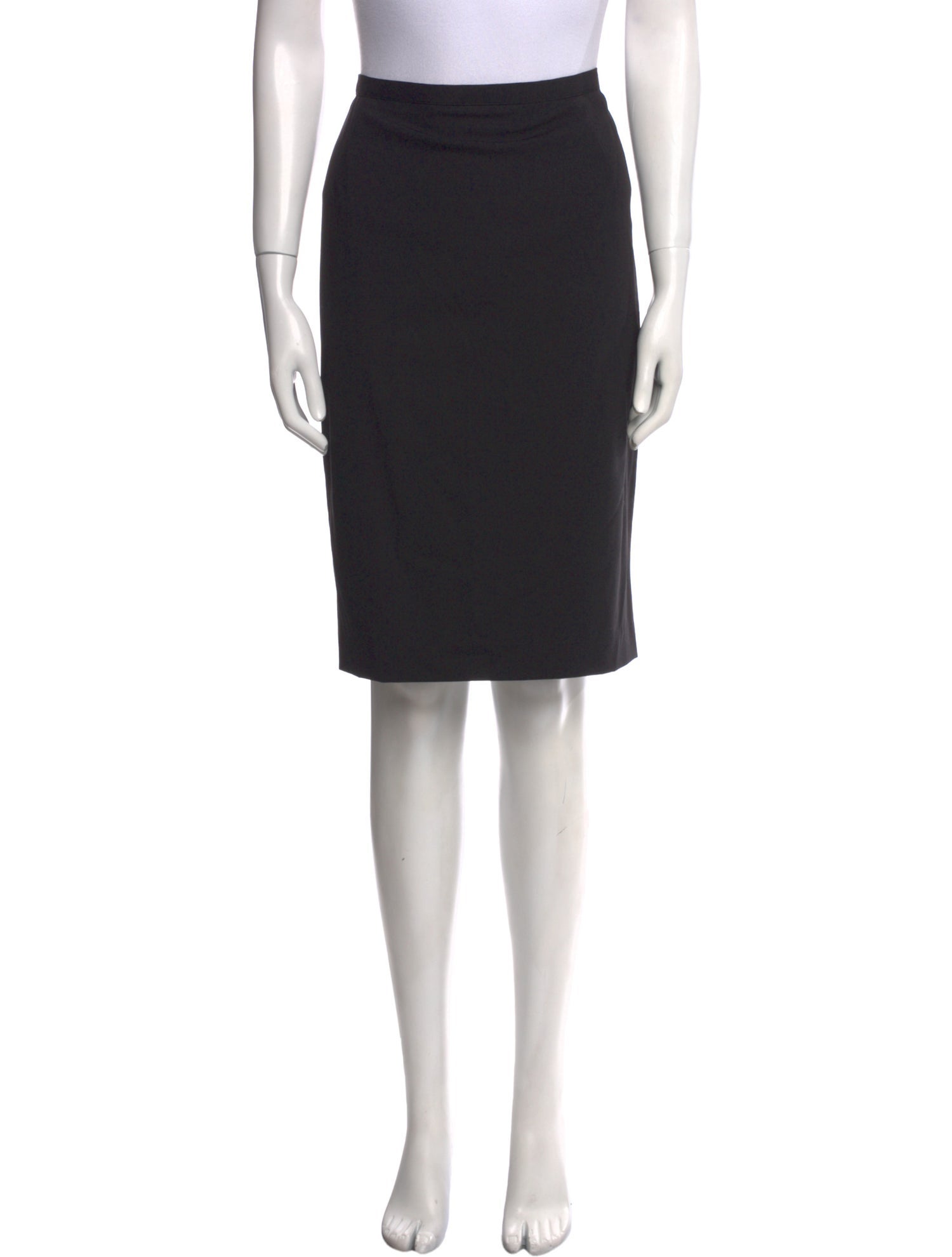 Giorgio Armani Virgin Wool Knee-Length Skirt
