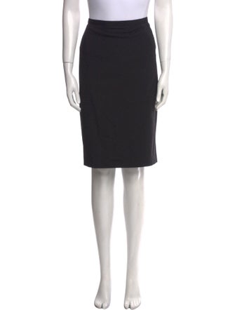 Giorgio Armani Virgin Wool Knee-Length Skirt