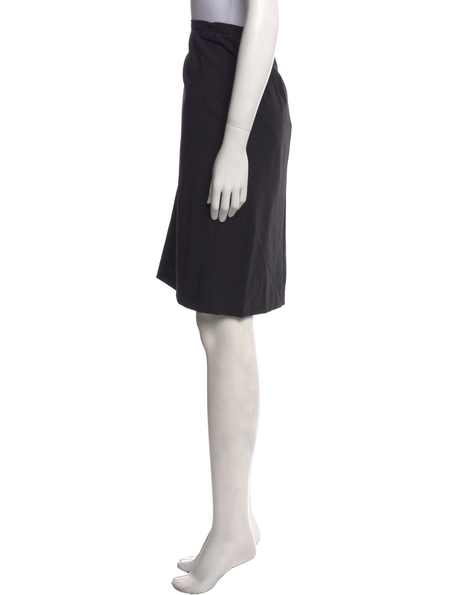 Giorgio Armani Virgin Wool Knee-Length Skirt