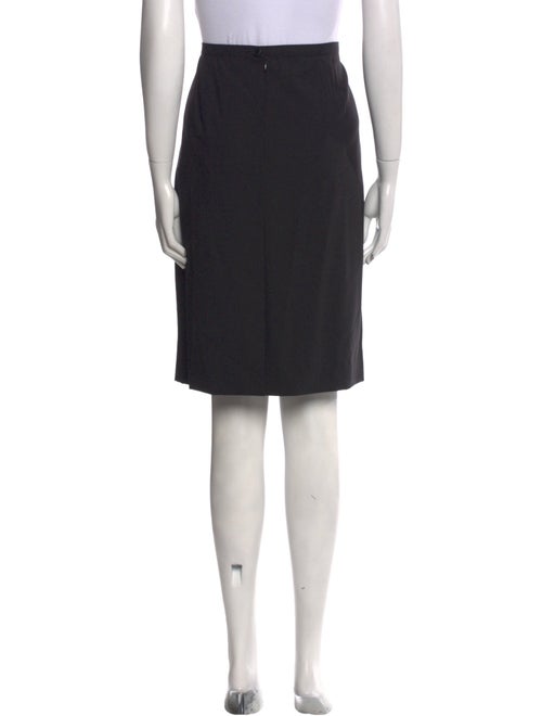 Giorgio Armani Virgin Wool Knee-Length Skirt