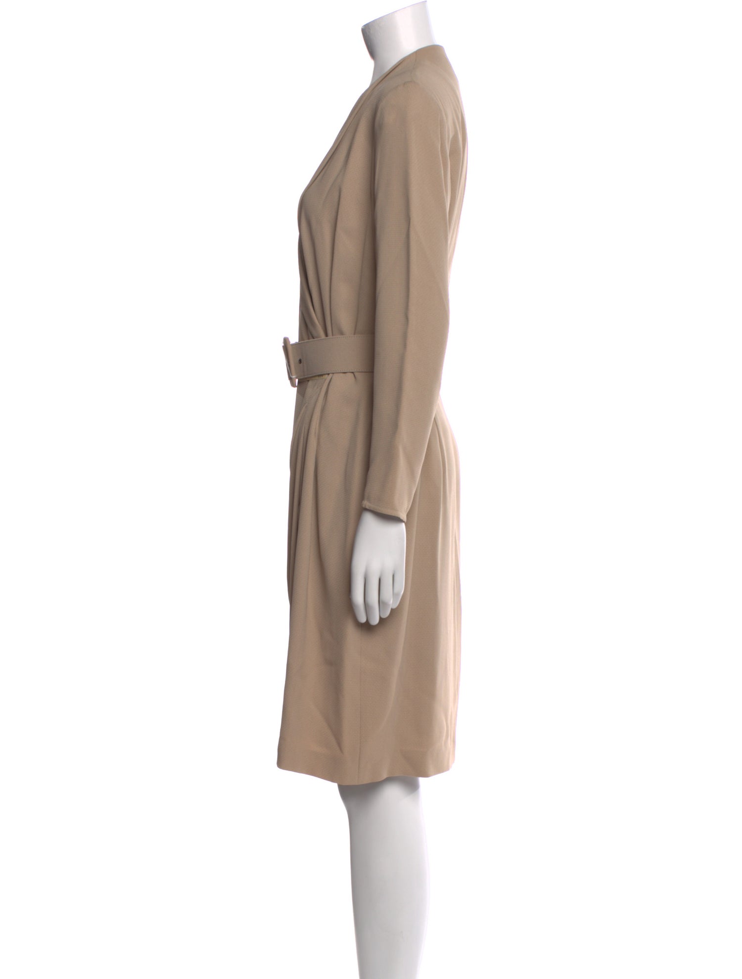 Giorgio Armani V-Neck Knee-Length Dress